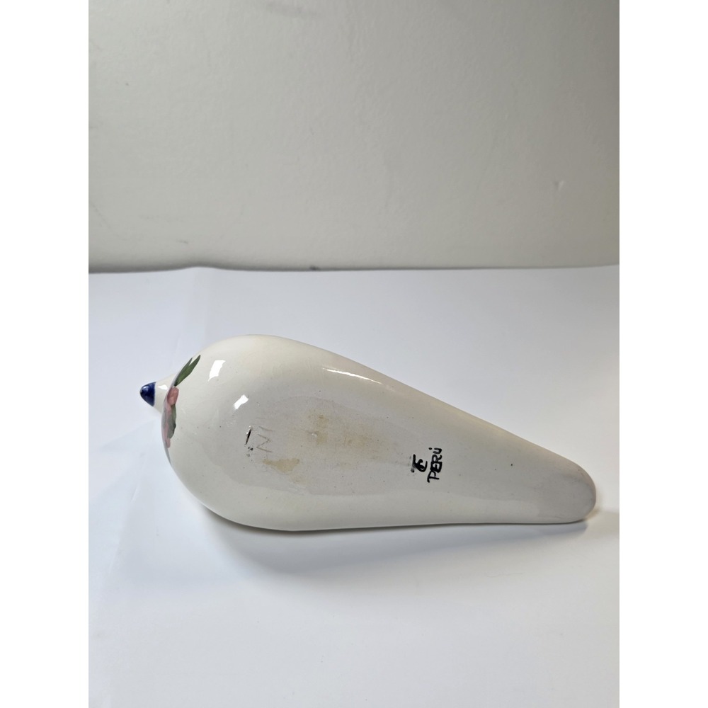 Vintage Signed Mexican Tonala Pottery Partridge Bird Figurine Hand Painted - Picture 5 of 6